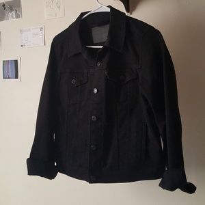 Levi's black denim jacket